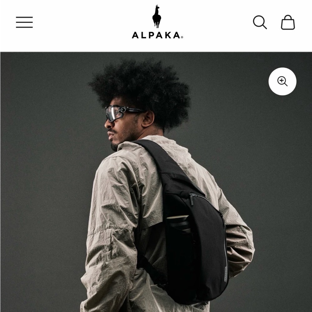 🟦 ALPAKA Metro Crossbody (LEFT Shoulder) – Axoflux | NWT